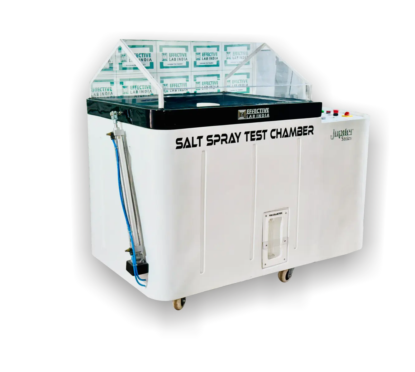 salt spray test chamber in white color and fiber body