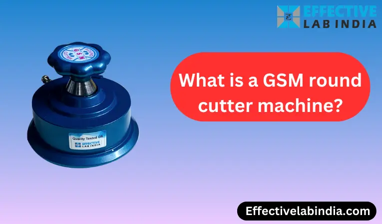 gsm round cutter in blue color of that is effectie lab india product