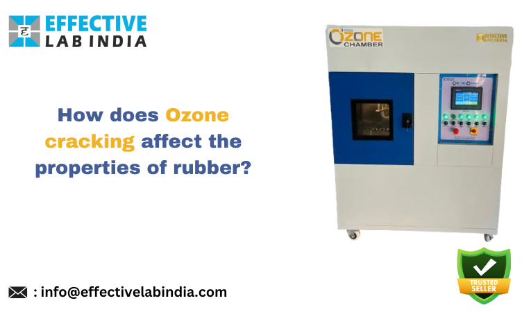 How does Ozone cracking affect the properties of rubber?