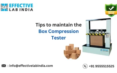 Tips to maintain the Box Compression Tester