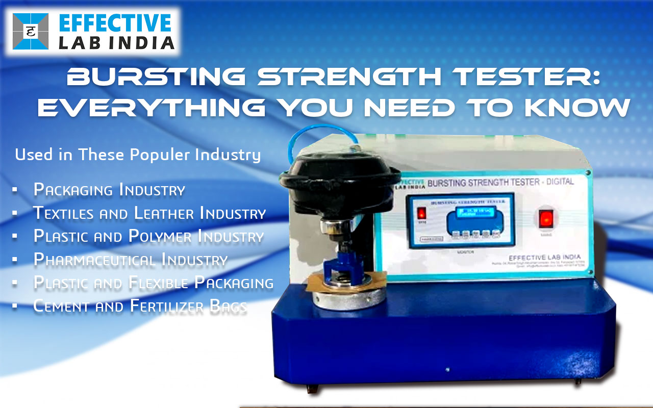 Bursting Strength Tester Manufacturer - Effective Lab India