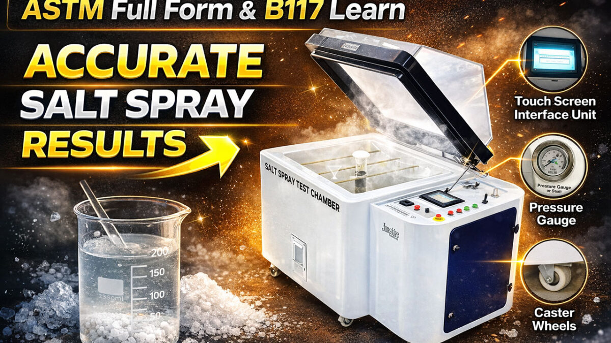 ASTM Full Form & B117 Learn: Accurate Salt Spray Results