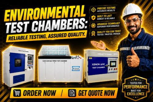 Environmental Test Chambers: Salt Spray Chamber, Ozone Test Chamber & Xenon Arc Test Chamber