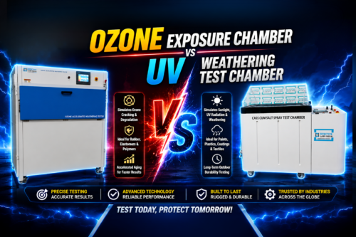 Ozone Exposure Chamber vs UV Weathering Test Chamber