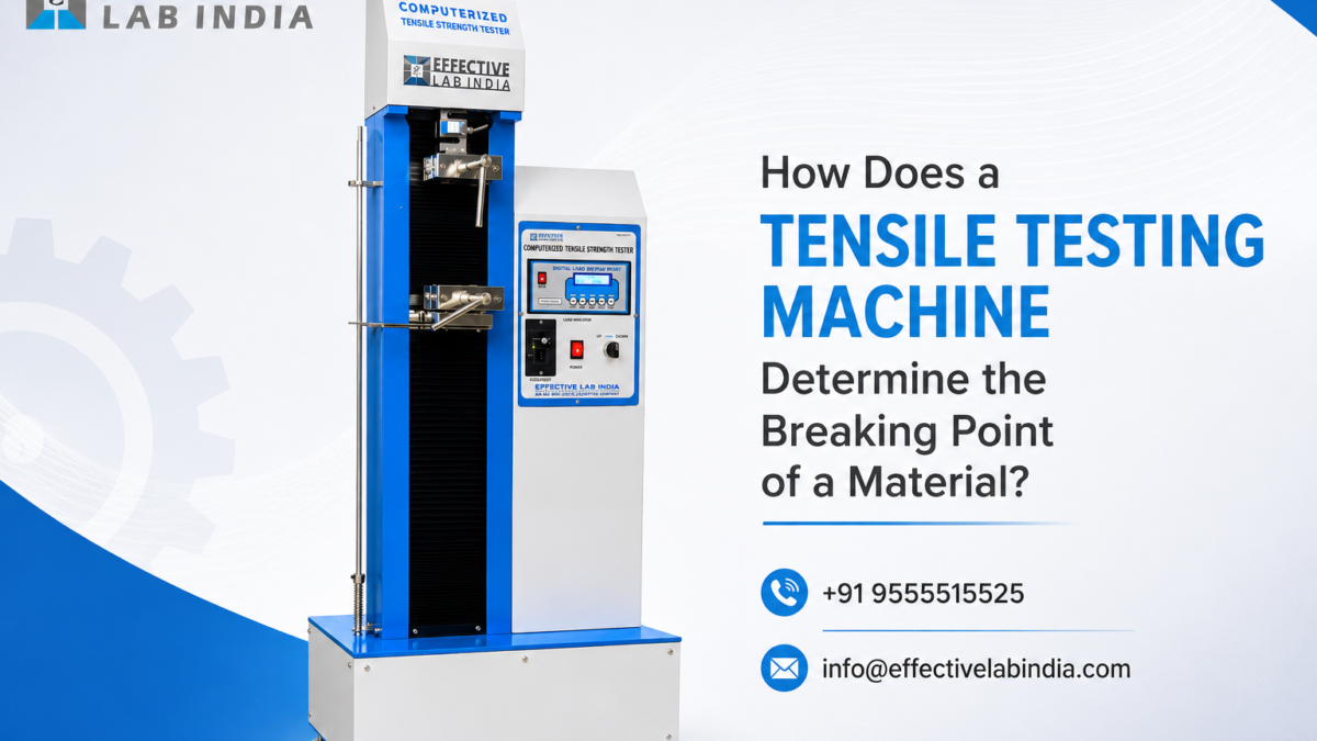 How Does a Tensile Testing Machine Determine Breaking Point?